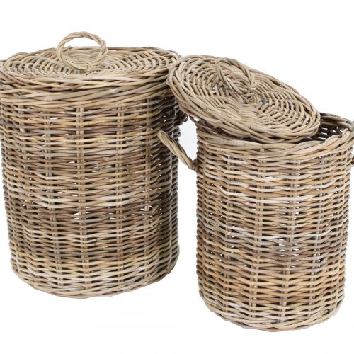 rattan basket manufacturer_grey rattan basket supplier_wholesale rattan baskets